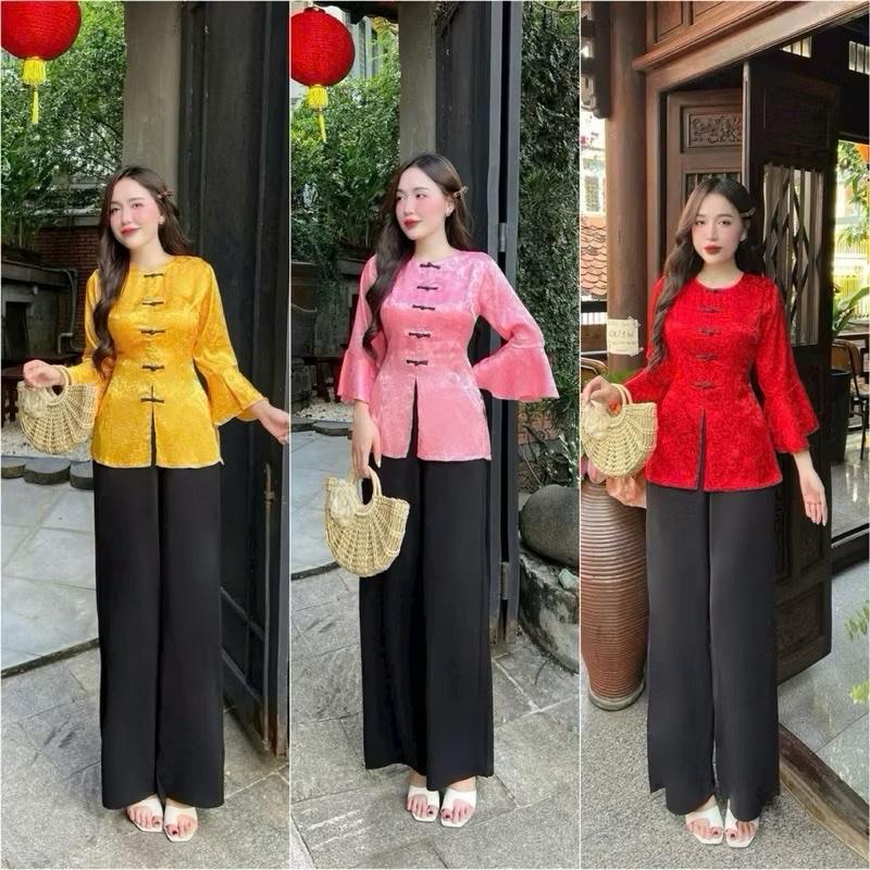 [XẢ KHO 99k] BỘ BÀ BA LỤA QUẦN SUÔNG LỤA 2