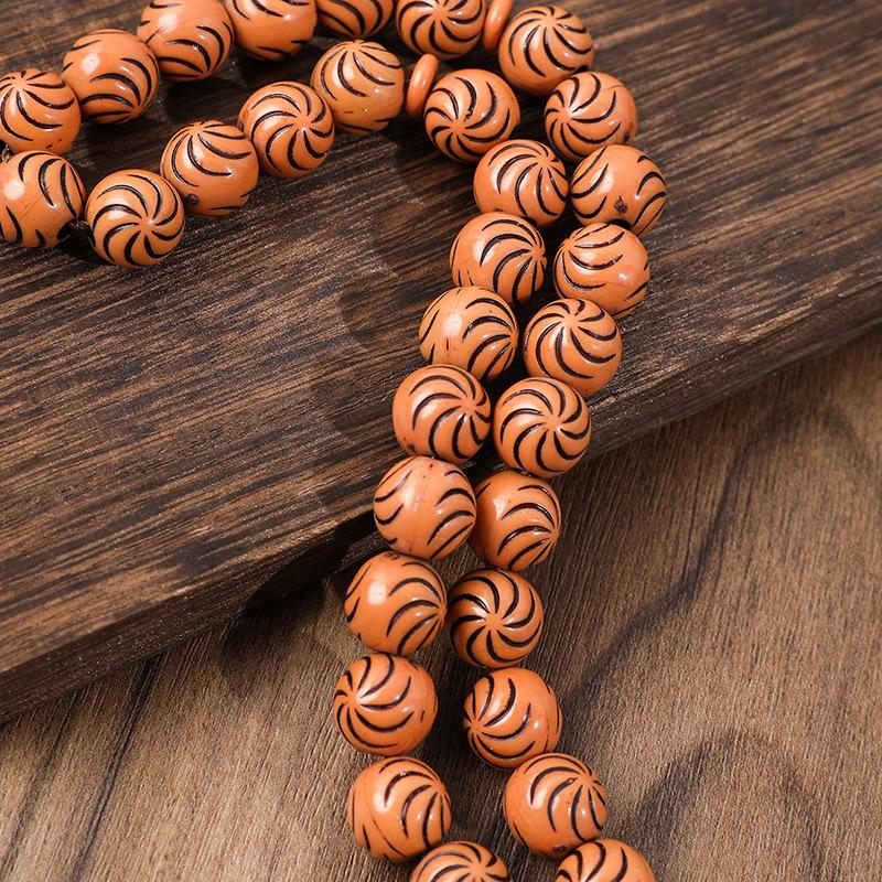 Product Introduction of 33 Natural Blackwood Tesbiha Bracelet | Men's Worship Beads Dhikr Counter Handmade Beaded Muslim Bracelet Meditation/Daily Dual-Use 1
