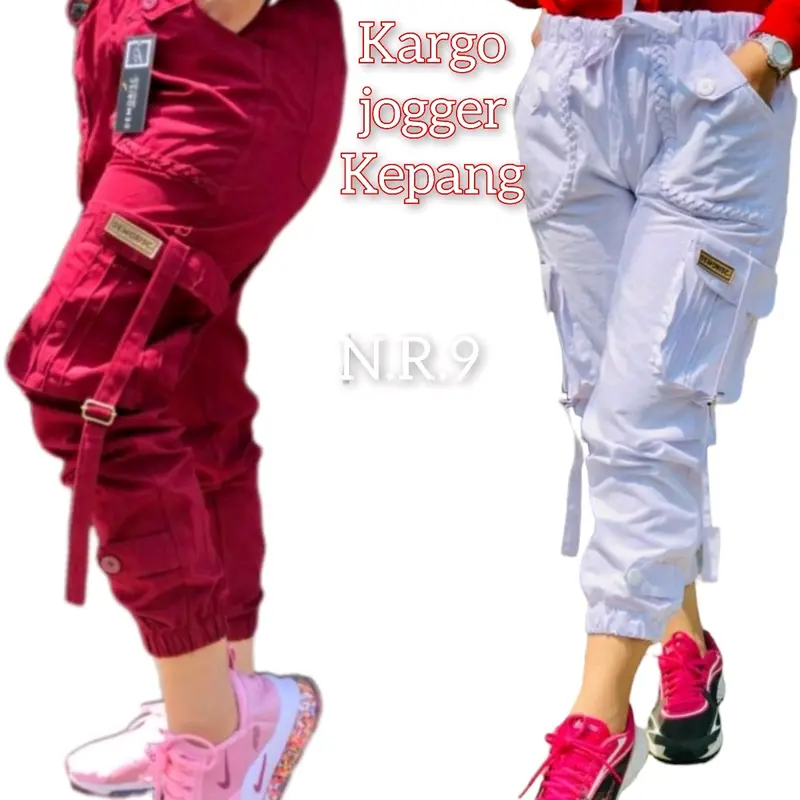 celana Jogger kargo model kepang best seller 0