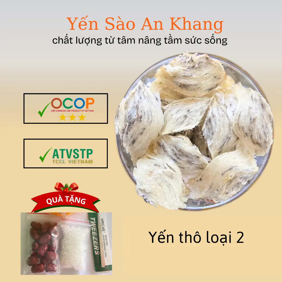 Thô 2 Yến Mỏng Bụng Lông Vừa 100g - Food