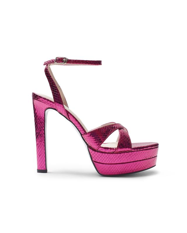 LT27- Giày đúp 2 tầng quai chéo hoa hậu cao 14cm dự tiệc, catwalk Alex Sara