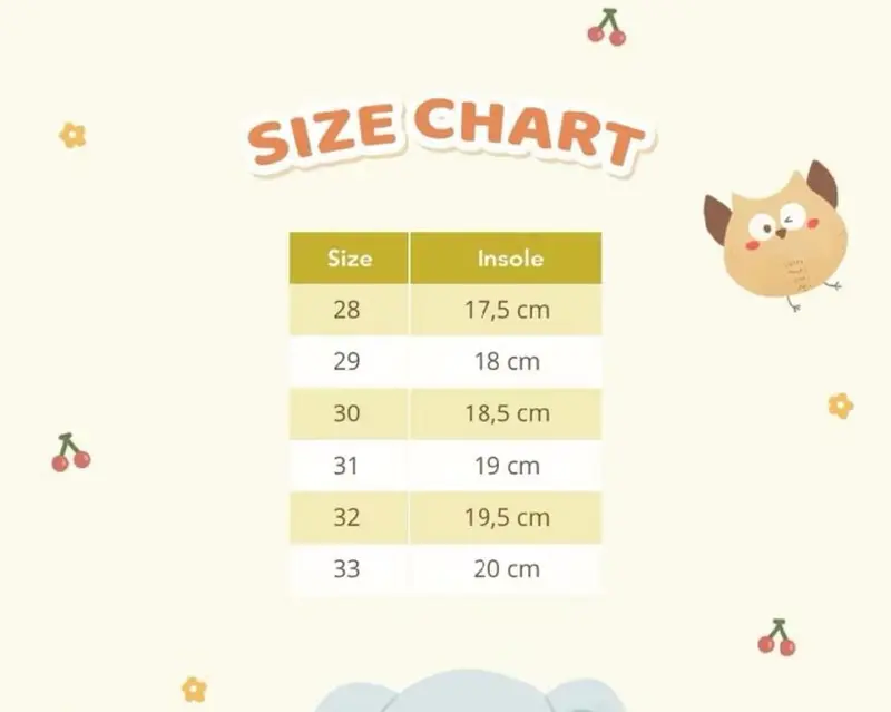 [MARIO KIDS] - OWLIE ELLIE Sepatu Flatshoes Anak - MARY | Sz 28-33 Casual Flats Kids 1