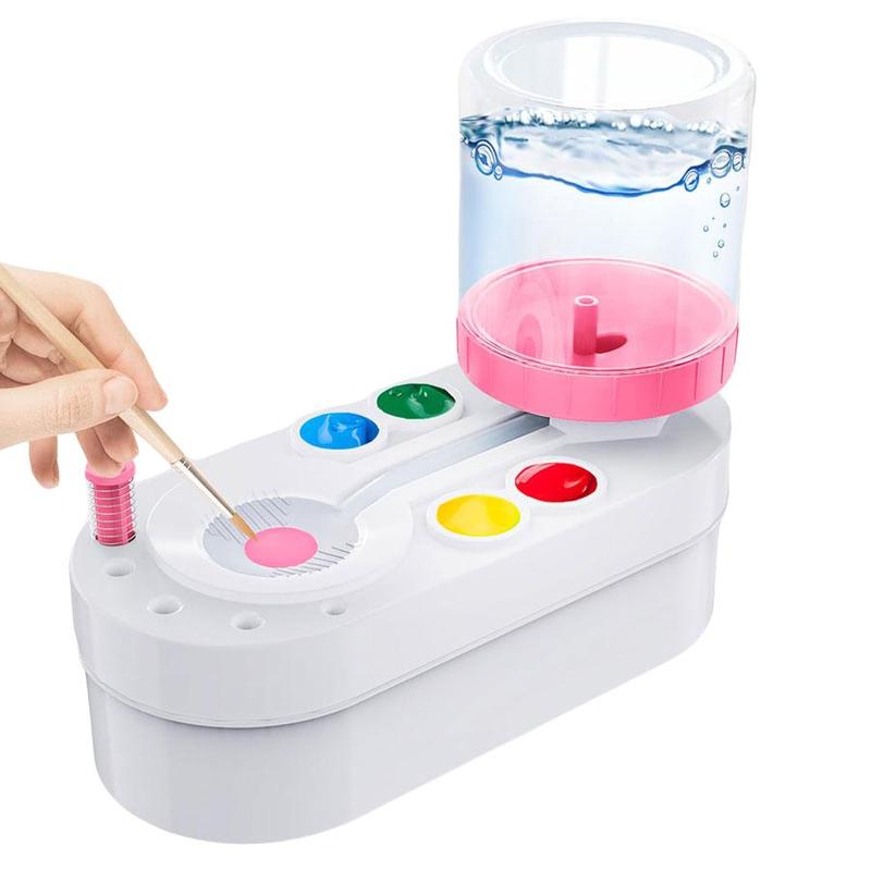 Paint Brush Cleaner, Paint Brush Flusher, Water Recycled Oil Brush Scrubber, Art Supplies for Students School Home, Children's Day Gift, Easter Gifts, Drawing Tools 1