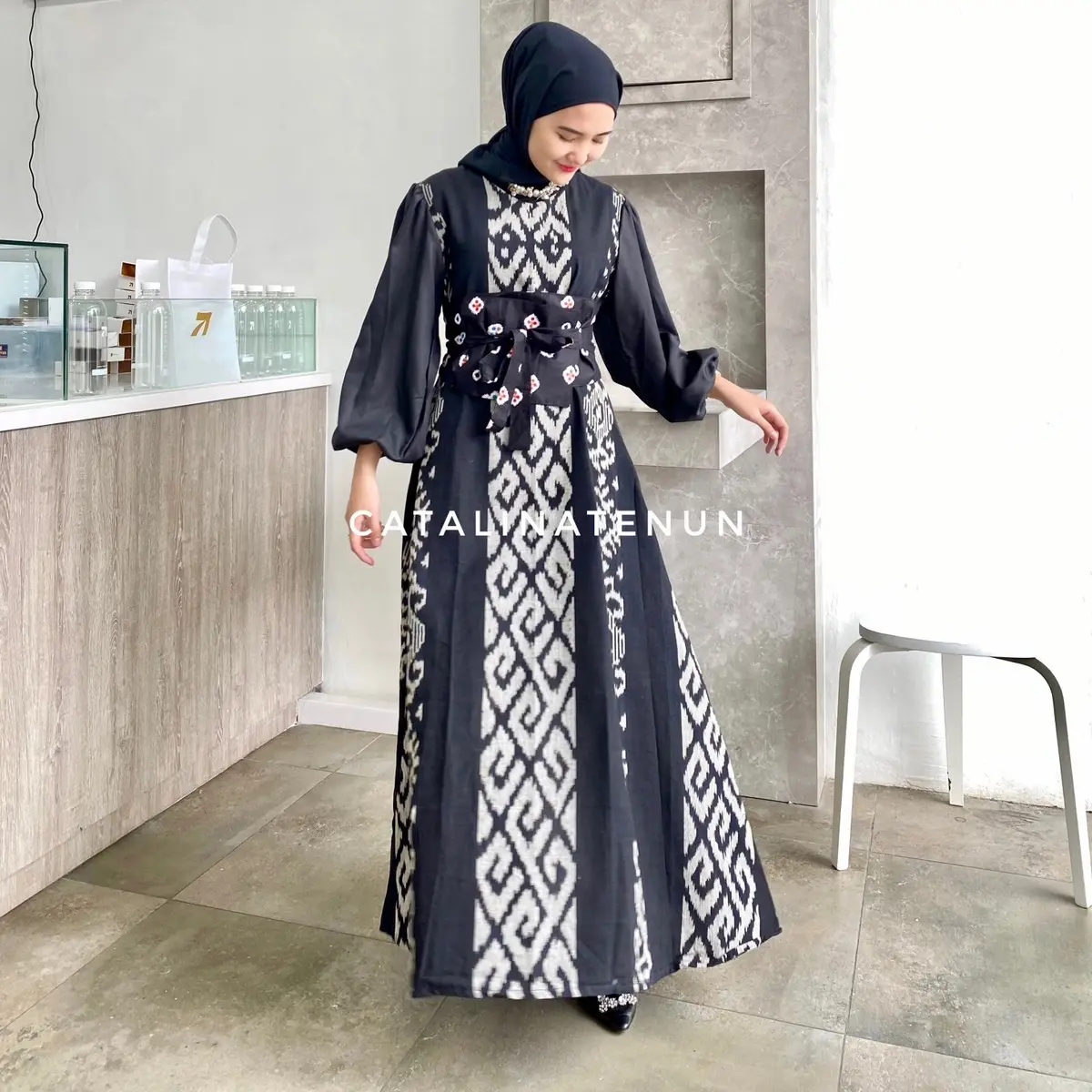 MIA DRESS TENUN COUPLE TENUN ORIGINAL CATALINATENUN Baju Wanita Pasangan Katun Kondangan Keluarga Batik Panjang