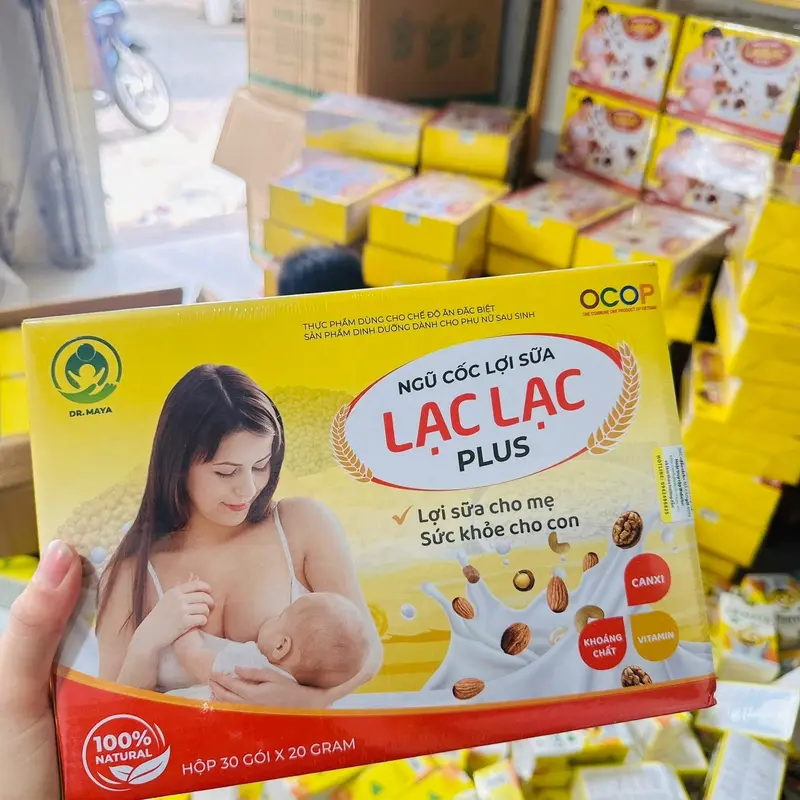 Ngũ cốc  lợi sữa Lạc Lạc dành cho mẹ sau sinh, sữa về nhanh, sữa thơm - có quà - hàng chính hãng 2