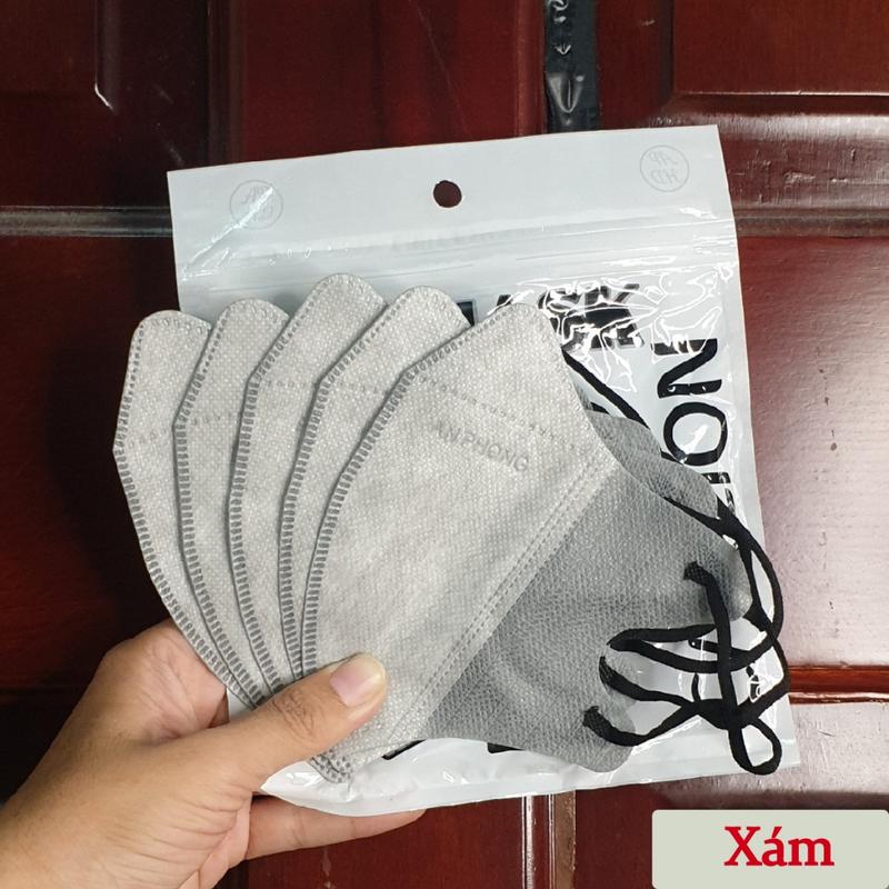 [Thùng 100 Cái] Khẩu Trang 5D An Phong 3 Lớp Kháng Khuẩn,Hàng Đạt Chuẩn Chống Nắng,Chống Bụi,Tia UV,Dây Đeo Co Giãn Tốt. Phụ Kiện Cao Su Voi Che Mặt Móc Khoá 5