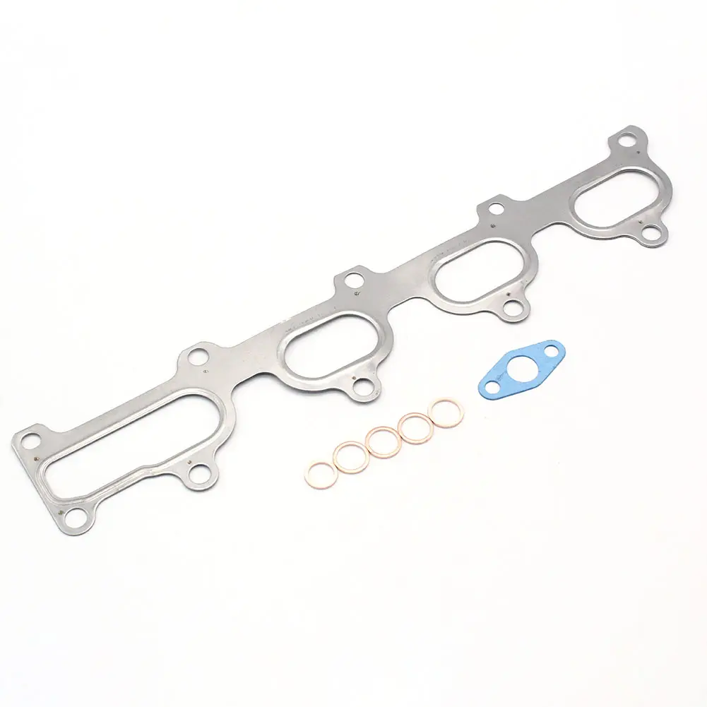 Metal Exhaust Gasket Exhaust Manifold Gasket Automotive Repair Silver Easy Installation Non-Deformation Design