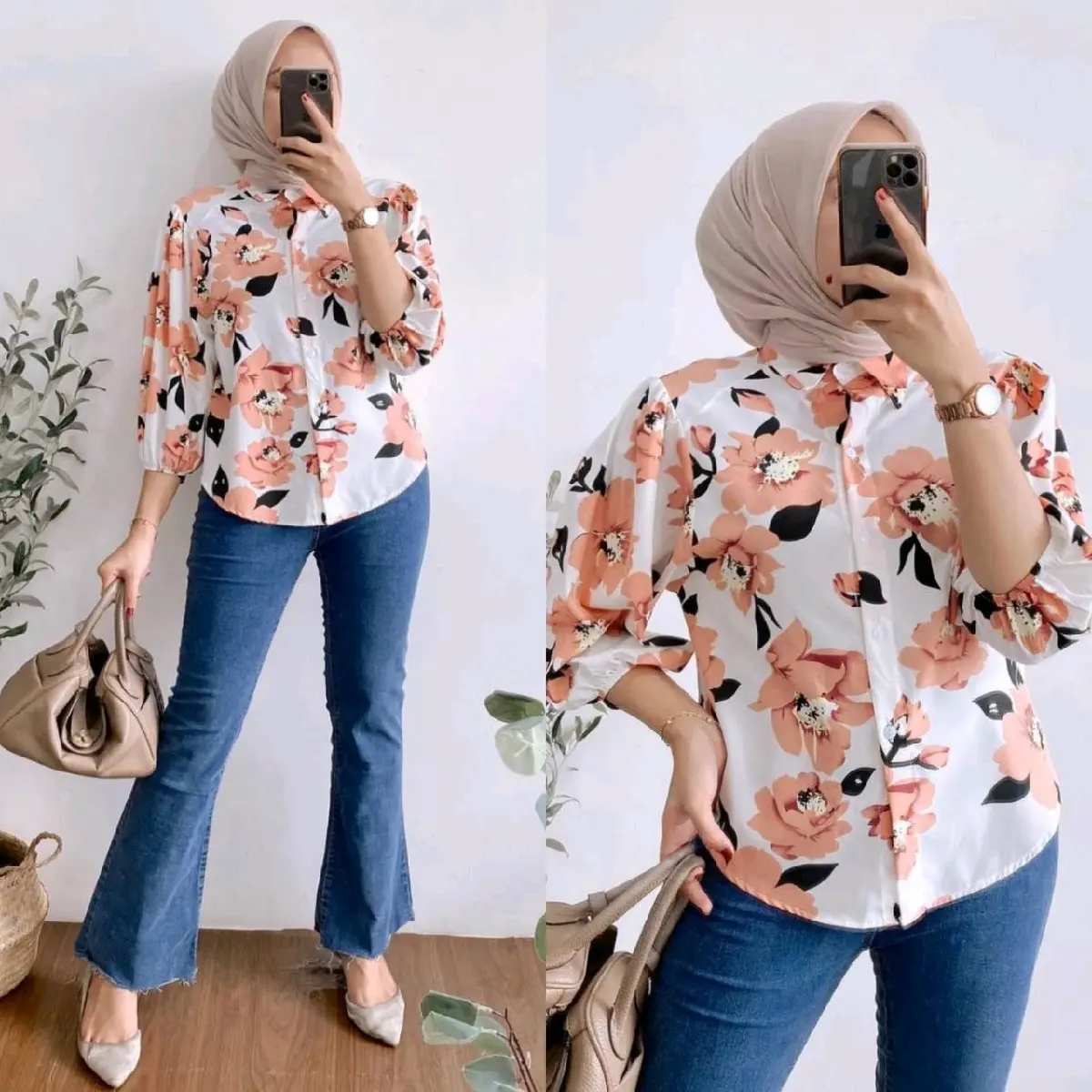 novelia blouse Bunga