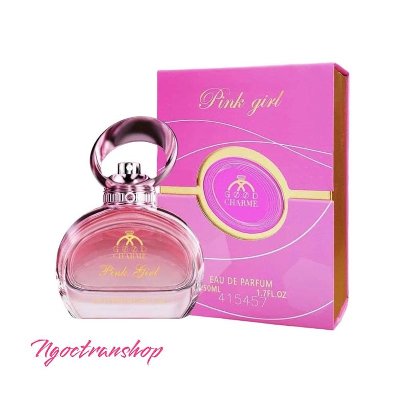 CHARME PERFUME Nước Hoa Good Charme Pink Girl 50ml - Hương Quyến Rũ Ngọt Nhẹ từ Pháp - Mùi Hương Cổ Điển Sang Trọng - Women Cosmetic Xịt Thơm