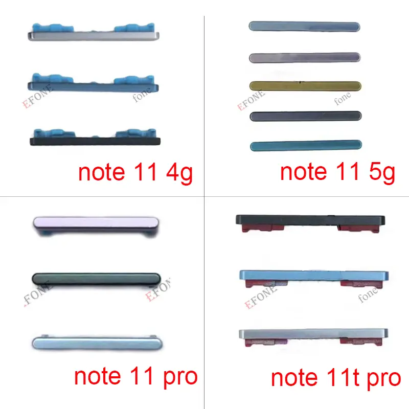 Công Tắc Phím Nguồn Bên, Nút Âm Lượng, Thay Thế Và Phục Hồi, Dành Cho Xiaomi Redmi Note 11, 11T Pro, 4G Và 5G