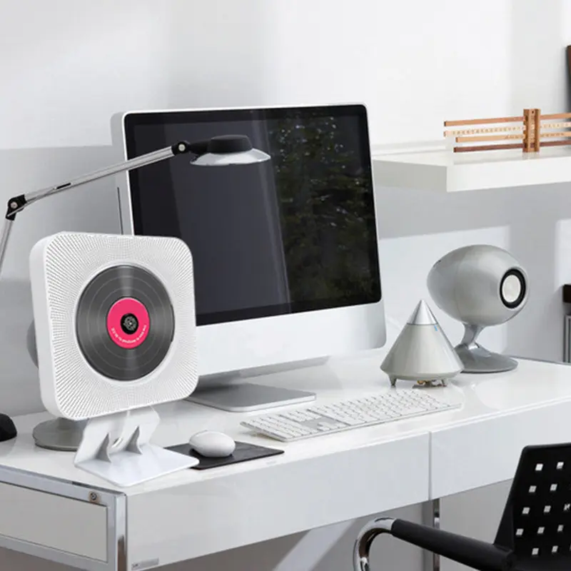 Máy nghe nhạc CD treo tường, âm thanh vòm, đài FM, Bluetooth , đĩa MP3 USB 2