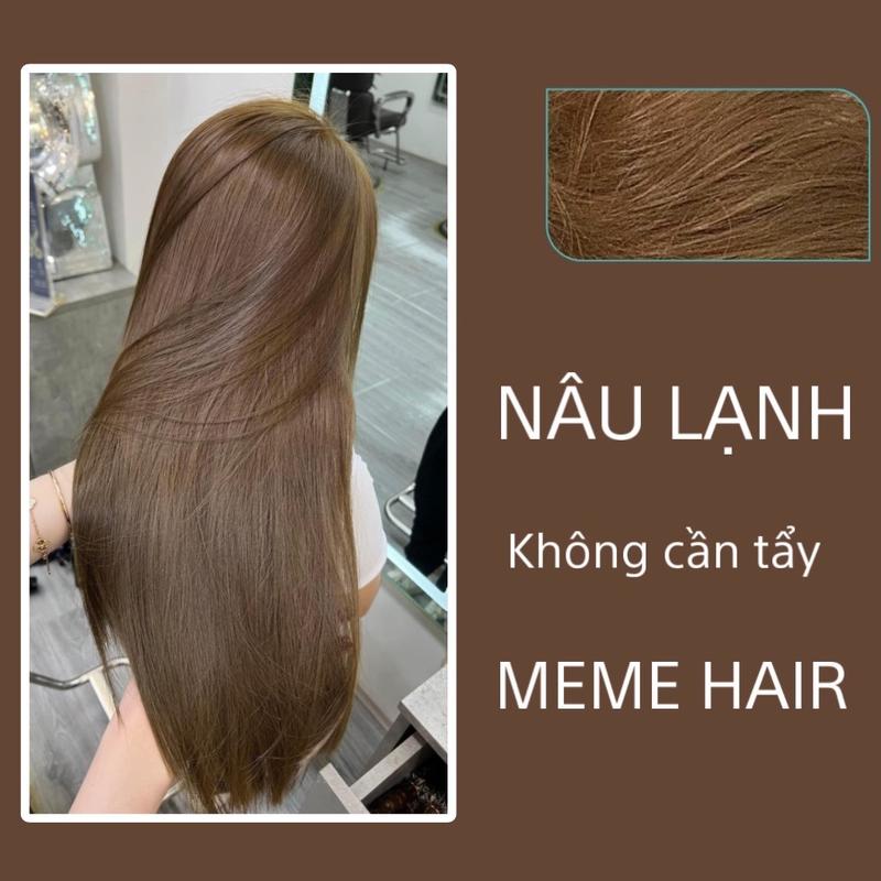 Combo thuốc nhuộm tóc Nâu Lạnh - không cần tẩy