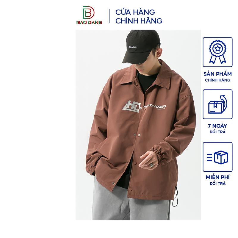 ÁO KHOÁC NAM CỔ ĐỨNG VẢI MERO CAO CẤP 2 LỚP KIỂU DÁNG SƠ MI PHỐI CÚC BẤM FOM RỘNG PHONG CÁCH HÀN QUỐC (HD) Menswear Dài Tay Menswear Dài Tay Menswear Dài Tay