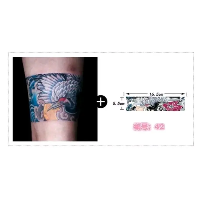 Temporary tatto motif arm band stiker tato pergelangan tangan dan kaki tatoo temporer anti air tahan lama Kering 3