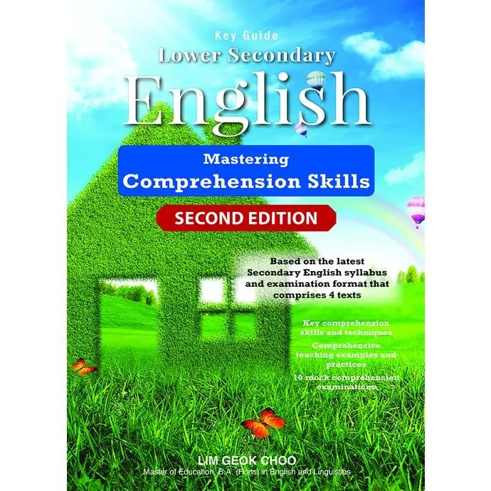 100% Quality Key Guide Lower Secondary English: Mastering Comprehension Skills (Second Edition) | Latest MOE Syllabus Assessment Book