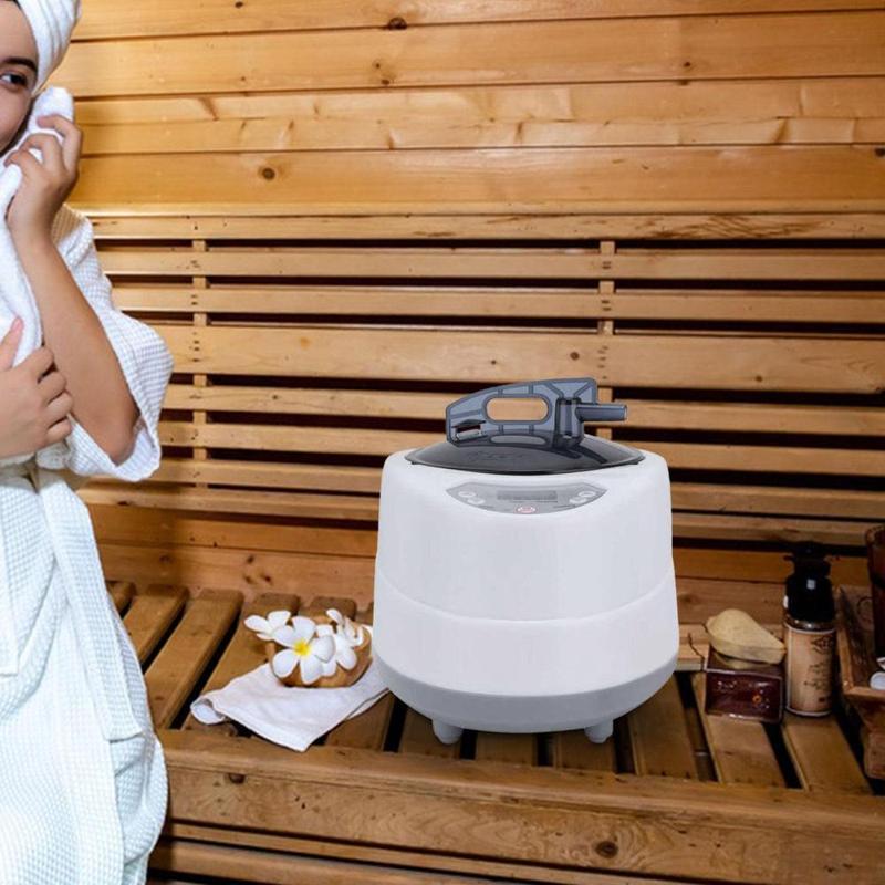 2L Sauna Steamer US Plug 1000W 220V/50Hz Fumigation Steam Machine Multifunctional Large Capacity Steam Generator Steam Pot 4