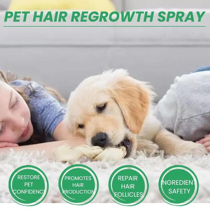 Pet Hair Regrowth Spray, Hair Stengthening Spray for Dogs & Cats, Pets Hair Care Product 5