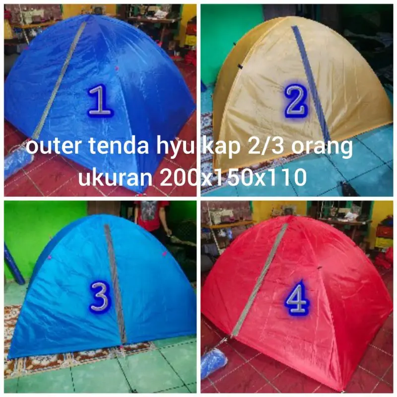 bisa COD/bukan tenda.Outer tenda hyu kap 2/3  size 200x150x110