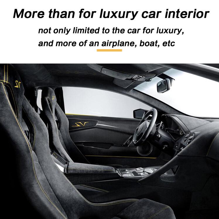 Product Introduction of Alcantara Car Steering Wheel Cover Suede Leather Sweat-absorbent Ultra Thin Non-Slip Suitable VIOS CITY INNOVA G4 ETC 0