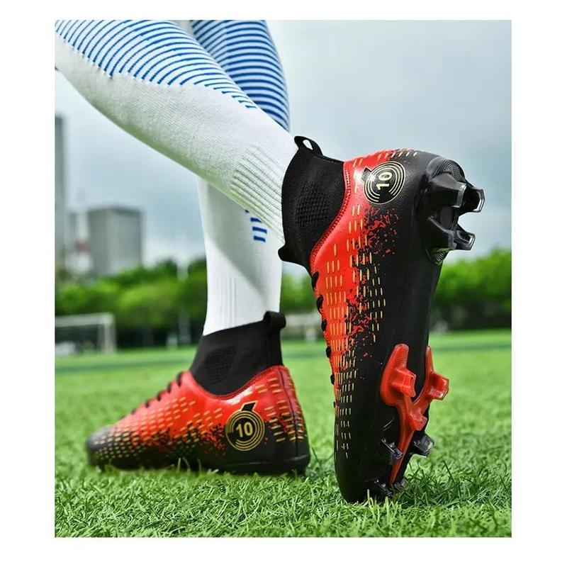 Product Introduction of Size 35-48 Youth Football Boots Spikes Long Spike Football Boots High-Top Football Boots Youth Training Shoes Competition Shoes Sports Shoes Grass Football Boots Land/Short Lawn Five-Made Football Boots Football Sports Shoes Outdoor/Indoor Football Boots 43