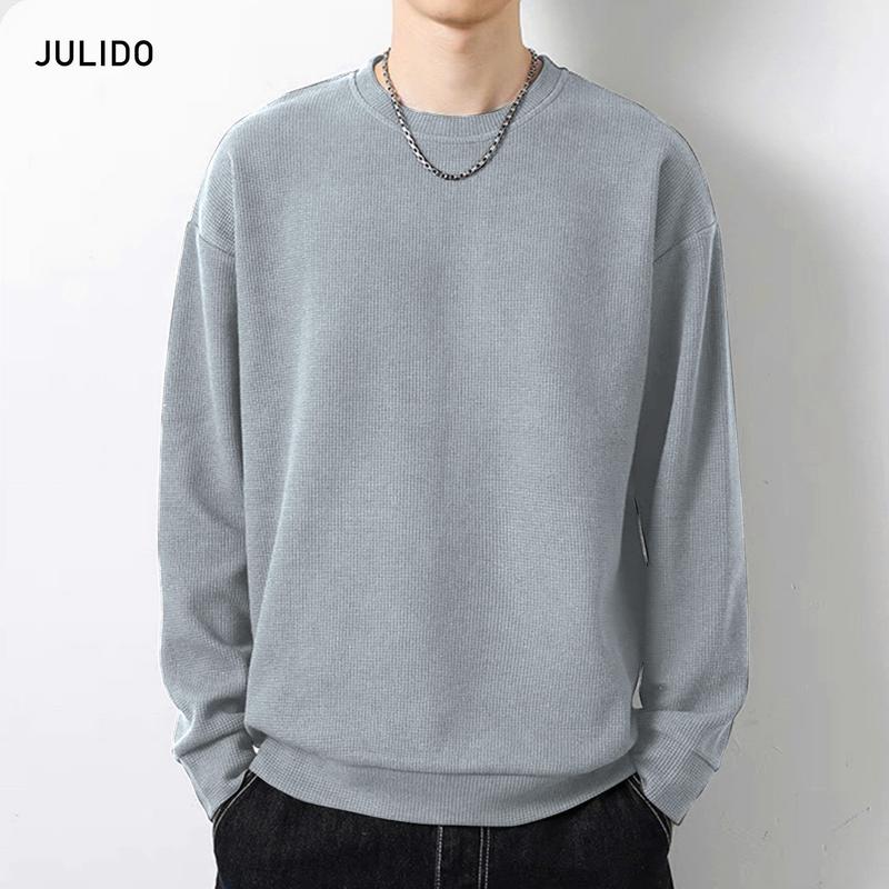 Áo Thun trơn nam dài tay chất liệu waffle dày dặn Menswear