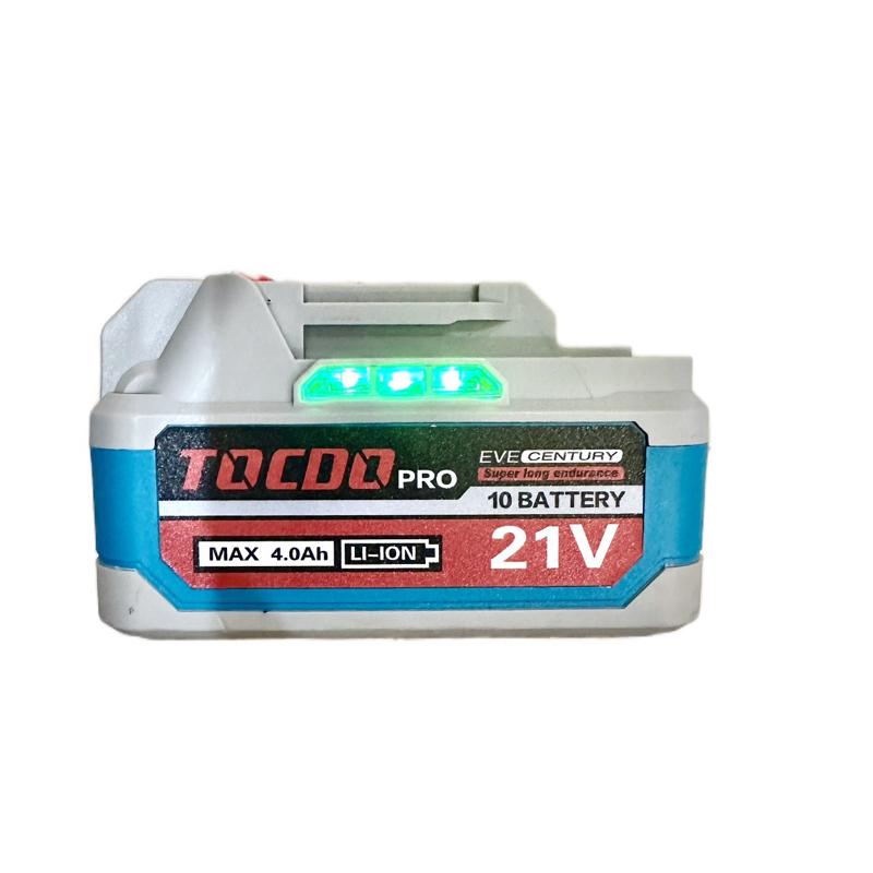 Pin TOCDO PRO CAO CẤP Dành cho máy mài máy khoan bê tông dung lượng lớn chân pin phổ thông M21