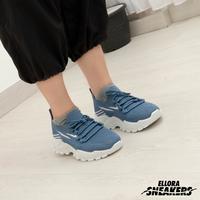 Gambar ELLORA Sneakers Wanita (36-40) Sepatu Sport Casual Anti Slip Bagus Keren Kece Elegant Bahan Mesh UB02 - Grey, 36 dari Ellora Sneakers Kab. Tangerang 5 Tokopedia
