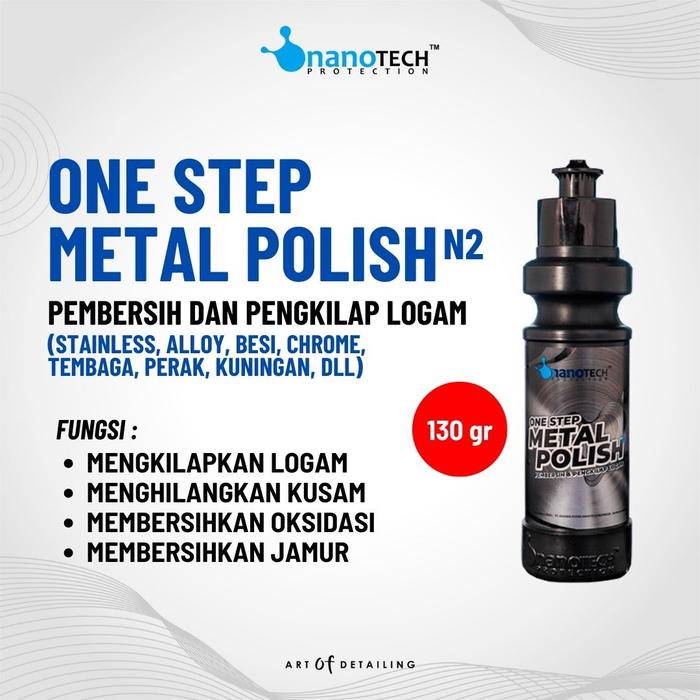 Gambar ONE STEP METAL POLISH - nanoTECH PROTECTION - PENGKILAP LOGAM CHROME STAINLESS ALUMINIUM ALLOY - VELG BLOK MESIN dari nanoTECH PROTECTION Kab. Sukoharjo Tokopedia