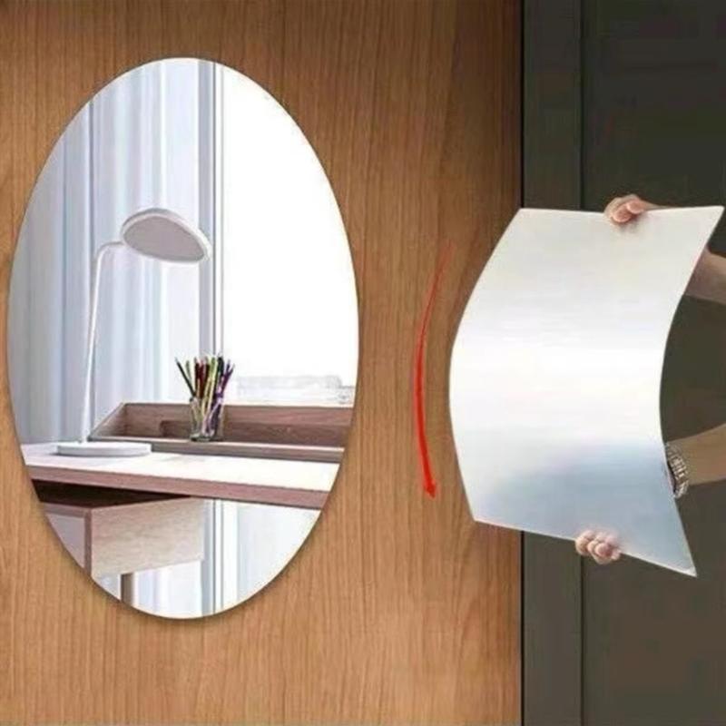 Gương Dẻo Dán Tường, Gương Dán Tường 3D Chống Vỡ Tiện ích Cho Gia Đình Tráng…