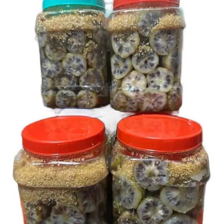 Hủ nhàu ngâm đường cát vàng mật mía, hủ 2kg, chính hiệu Nhàu Núi Thất Sơn An Giang đóng hủ, vận chuyển không bị rỉ nước, đảm bảo chất lượng 5