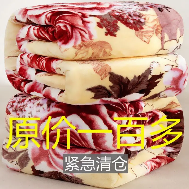 Chăn Ga Trải Giường, Chăn vải nỉ Chăn Ga Bông, Chăn Đa Năng Thích Hợp Cho Tất Cả Các Mùa, Ấm Áp Mùa Đông, Thích Hợp Cho Ký Túc Xá, Người Một Và Người Đôi, [Chăn Ga Trải Giường Sử Dụng Kép] 0