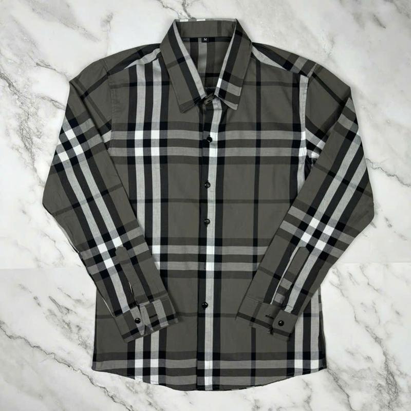 Áo sơ mi nam kẻ sọc xám trắng tay ngắn tay dài chất vải cotton sang trọng trẻ trung mẫu mới trend-TRÚC ANH SHOP Menswear Có Cổ