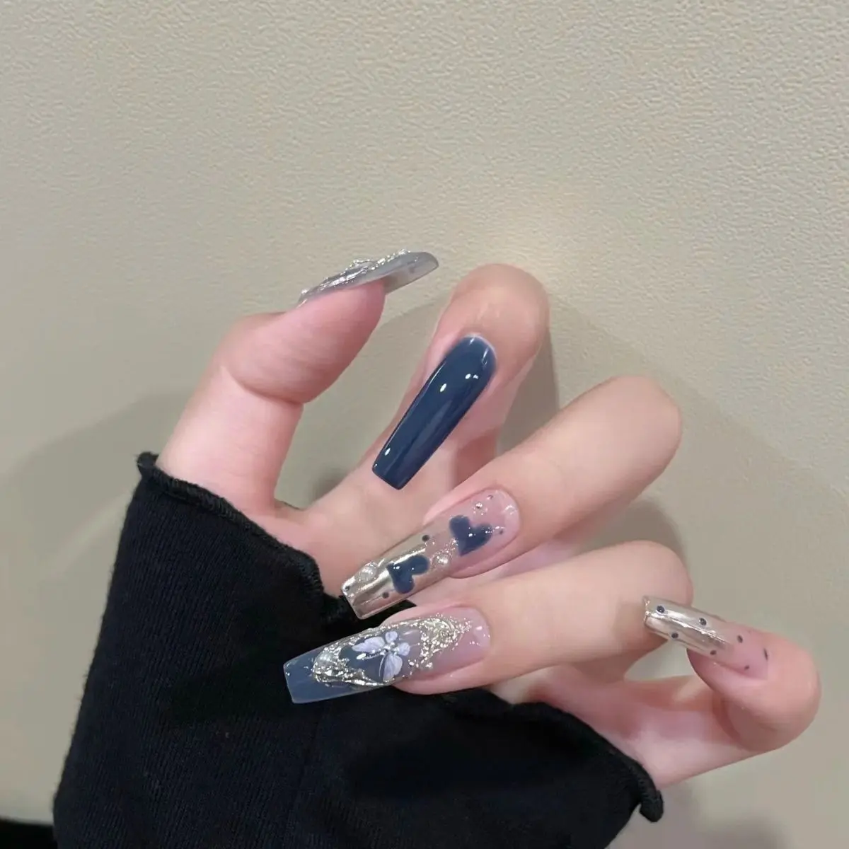 Wearing armor,Blue series, new nail patch, removable, hot selling item