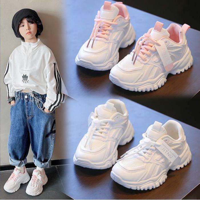 Giày Thể Thao (Jintu VIÊN  MỚI) Cho Trẻ Em từ 3 đến 13 tuổi, đế êm mềm chống trơn cho bé đi học, đi chơi Sneaker Kids Sport Tập Thể Dục