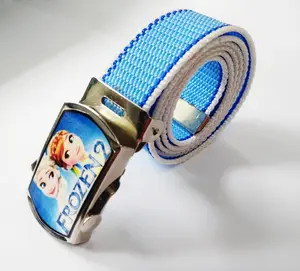 Gesper Anak Cewe Motif Kartun Frozen / Ikat Pinggang Anak Perempuan Logo Kartun Frozen / Sabuk Warna - Warni / Ban Pinggang Anak Cewek