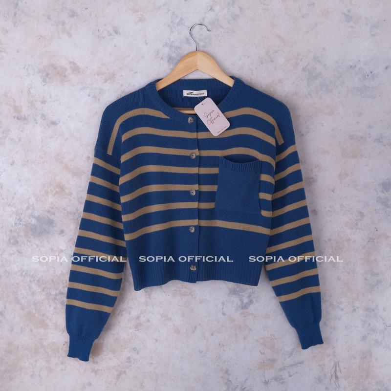 Elrumi Cardigan Knit - Kardigan Rajut Wanita Knitwear Atasan 7