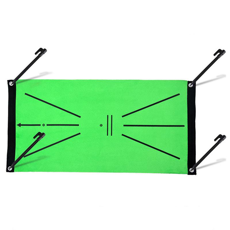 Product Introduction of Golf Training Mat Swing Track Practice Marking Pad Detection Batting Ball Trace Directional Mat 30X60CM Golf Swing Practice Mats 35