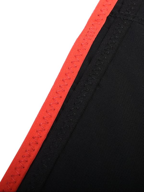 Unisex Running Belt Bag with Soft Water Bottle, Contrast Binding Waist Belt Bag, Sports Belt Bag for Running Jogging Traveling Exercising 4