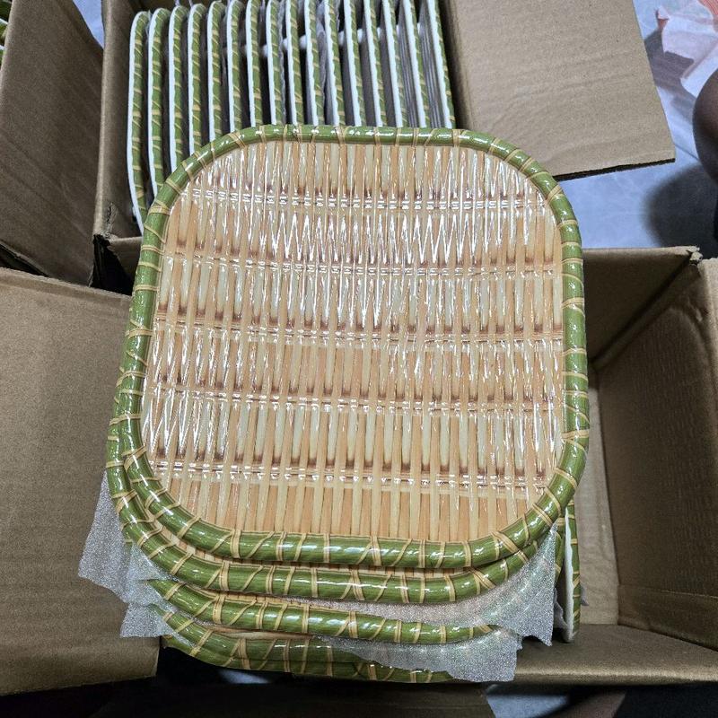  Combo 5 đĩa nhựa vuông vân mây size 20*20 bền đẹp sang trọng 