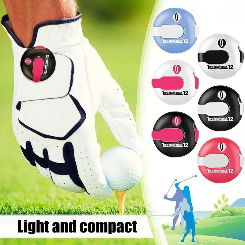 Bộ Đếm lần đánh Golf, Cầm Tay Mini, Thiết Lập Lại Dễ Dàng, Lên Đến 12 Lần Đánh, Bộ Đếm Điểm Golf, Bút Đánh Dấu Kẹp Găng Tay, Có Sẵn Để Dropshipping 1