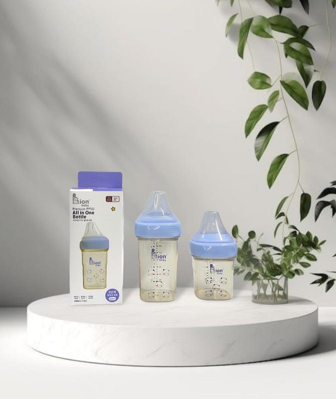 Bình sữa PPSU Lion Baby cổ vuông dung tích 150ml / 240ml