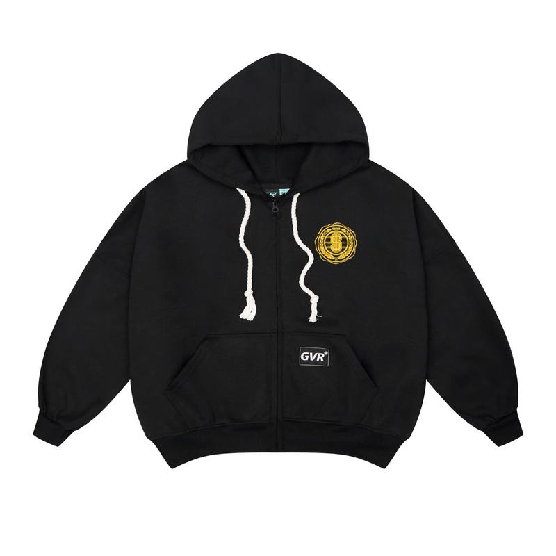 Áo khoác khóa kéo FOREVER form boxy, khóa kéo 2 đầu Unisex_GAVER Women Top 2