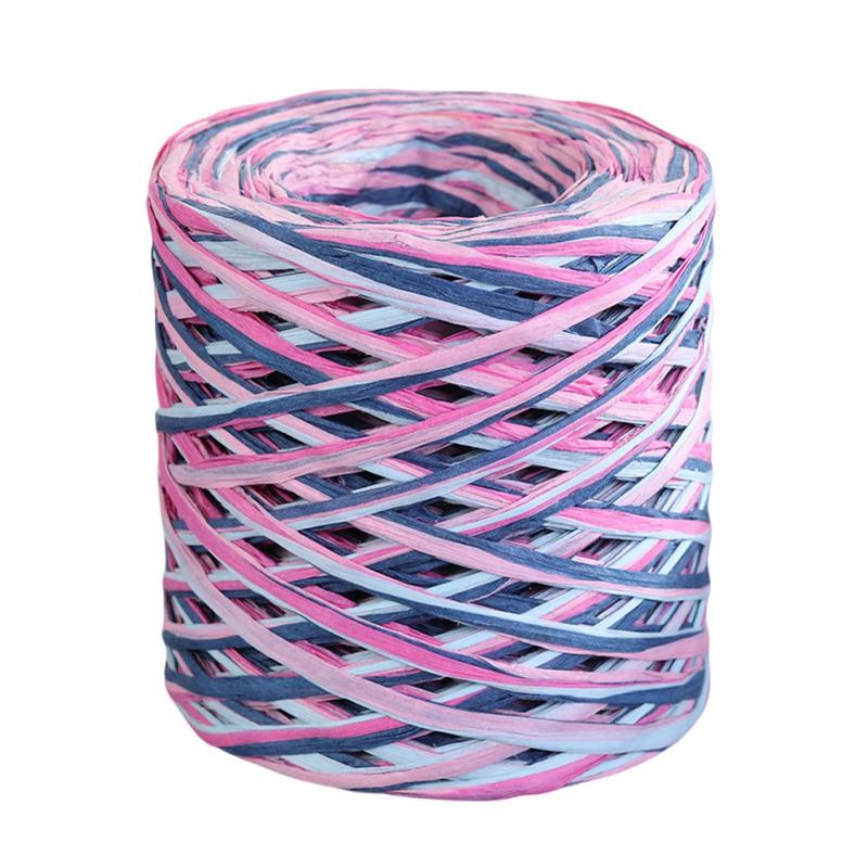 Xunyanb Raffia Straw Paper Eco-friendly Clear Texture Florist Bouquets Packing Cord Exquisite for Festival 3