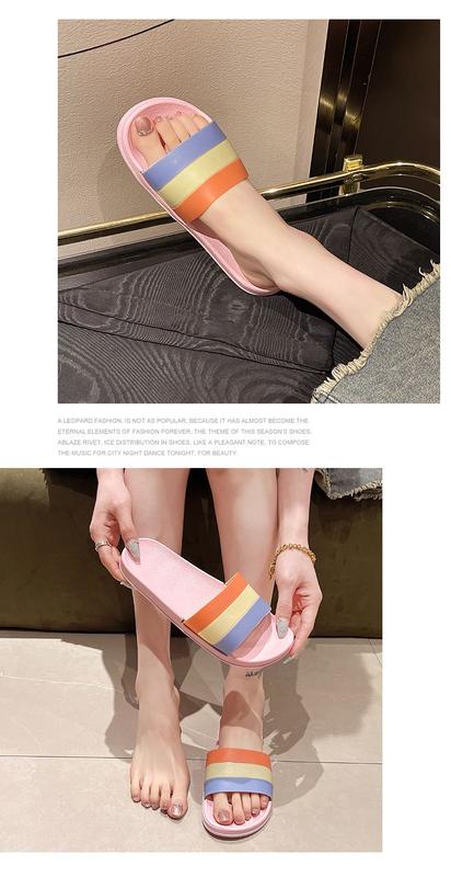 Product Introduction of Slippers Men's and Women's Summer Wear Indoor and Outdoor Non-Slip Thick Bottom Soft Bottom Bath Bathroom Slippers 14