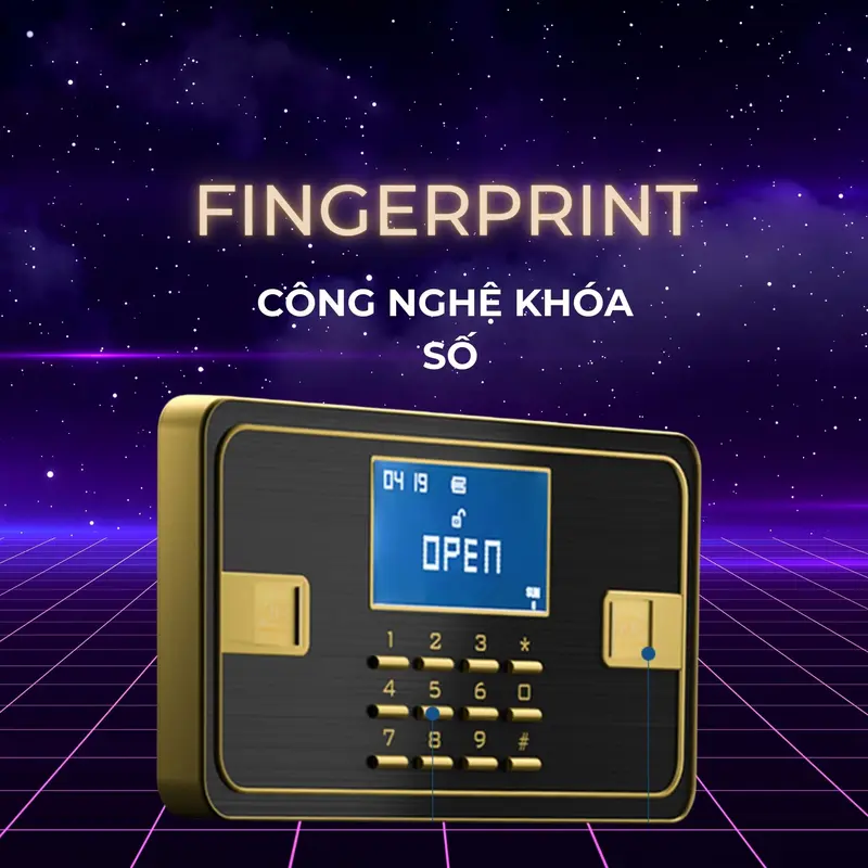 Két Sắt ECO_STORE Két Sắt Thông Minh Khóa Số Điện Tử Có Chuông Cảnh Báo Chống Chộm Sơn Tĩnh Điện 7
