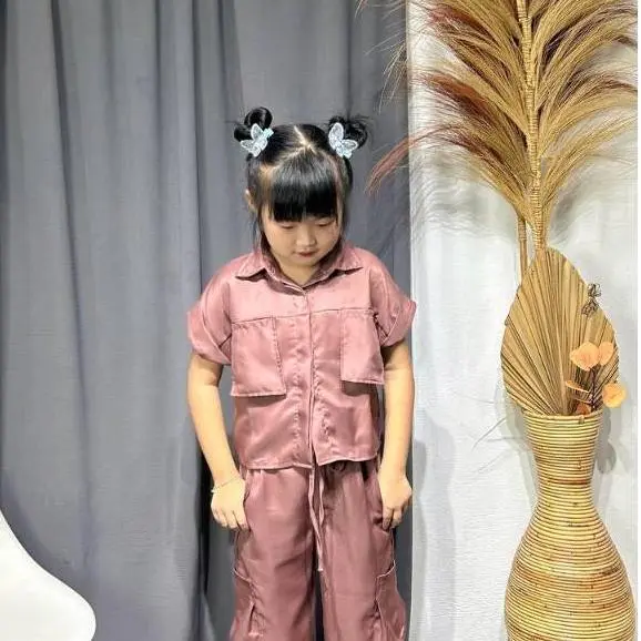 BSK - Felly Oversize Crop Top / Atasan Anak Perempuan / Crop Anak Perempuan 3