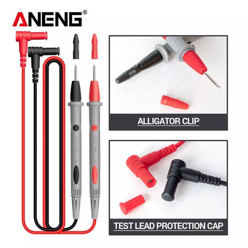 Product Introduction of ANENG แคลมป์มิเตอร์ วัดกระแสเมตร400A ช่วงมัลติมิเตอร์แรงดันไฟฟ้า มาตรวัดมิเตอร์ทดสอบNCV สําหรับวัดแอมมิเตอร์ โวลต์มิเตอร์ โอห์ม C DC ST182 Pro 4000 Counts Digital Clamp Meter 4