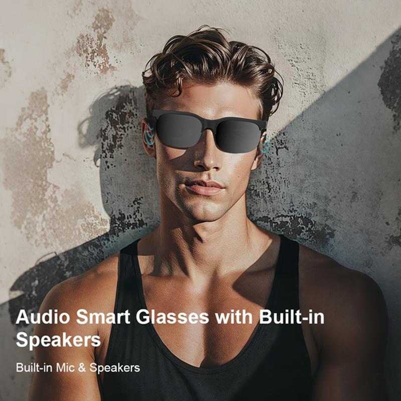6K AI Smart Glasses Multifunctional Camera Bluetooth Call- Voice Assistant Music Player Translate Photochromic HD Glasses