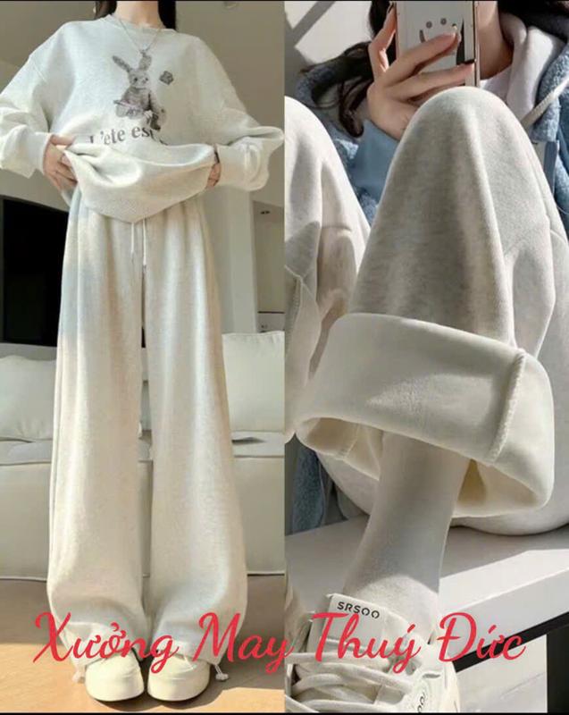 Quần Nỉ Lót Lông Nữ Cao Cấp Chất Nỉ Dày Dặn Fom Chuẩn Đủ Màu Đủ Size Women Pants