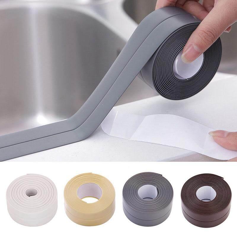 Anti-moisture Kitchen Bathroom Sink Sticker Waterproof PVC Ceramic Stickers Self-adhesive Wall Corner Line Sink Accessories 0